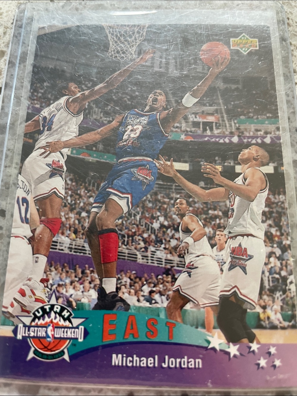 Michael Jordan Lot 2 Basketball Cards Duo - Chicago Bulls Skybox Upper Deck - Picture 4 of 5